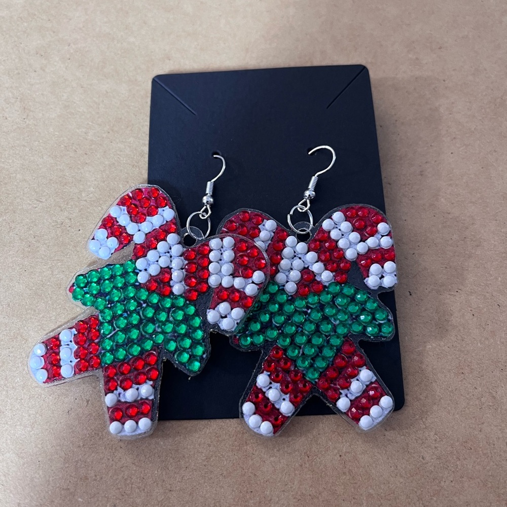 Festive Gingerbread Man Earrings